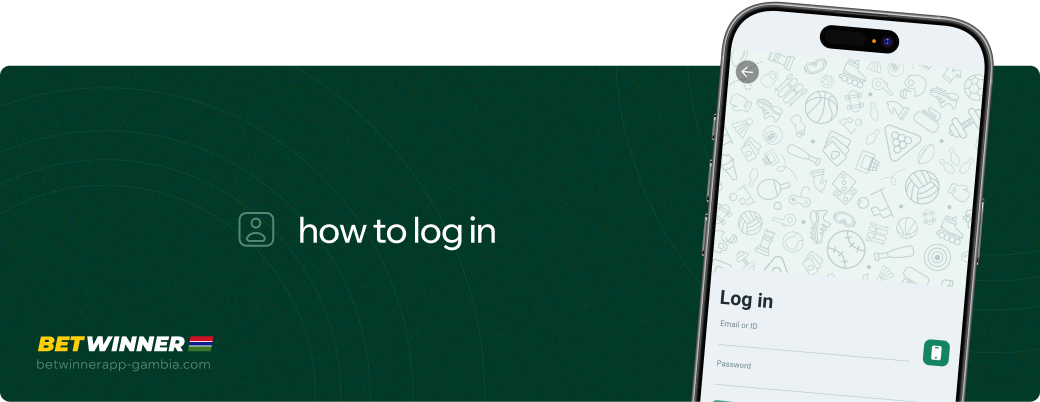 How to log into your account Betwinner Gambia